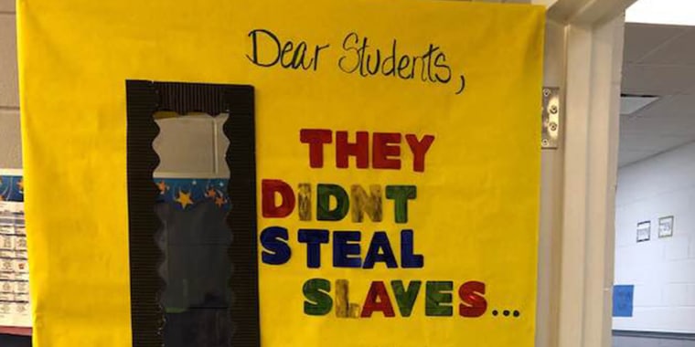 Viral Black History Month Door