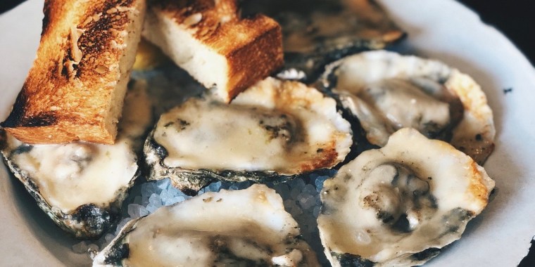 These Chargrilled Oysters are oozing with garlic and butter.