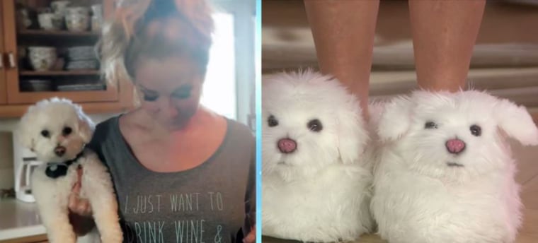 Best custom gift ever Cuddle clones pet replica slippers