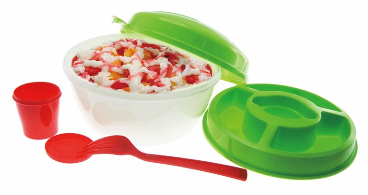 ClearMax All in One Salad 2 Go Container with Attachable Fork