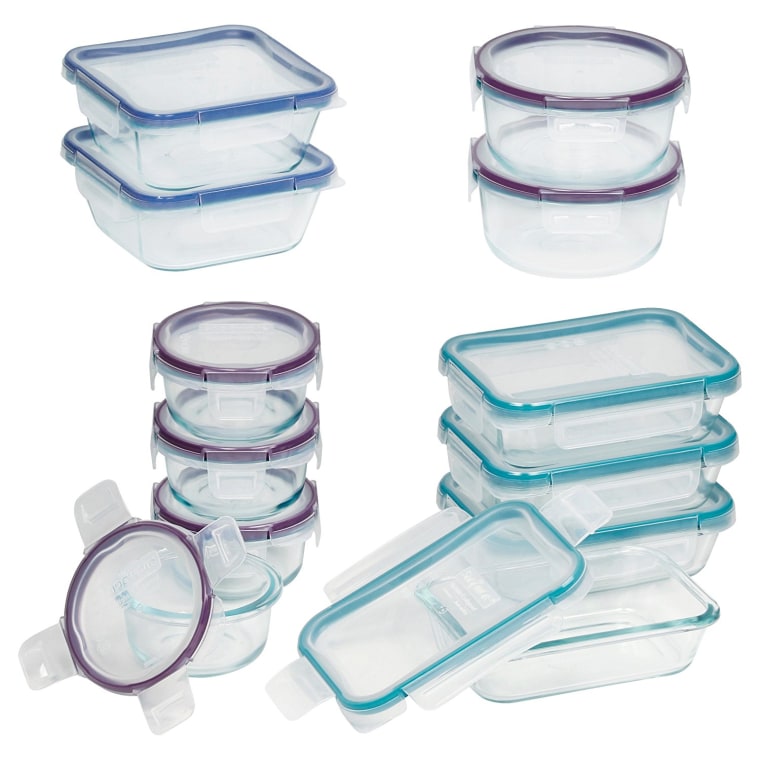 Snapware Total Solution Pyrex Glass Food Storage 24-piece Set 