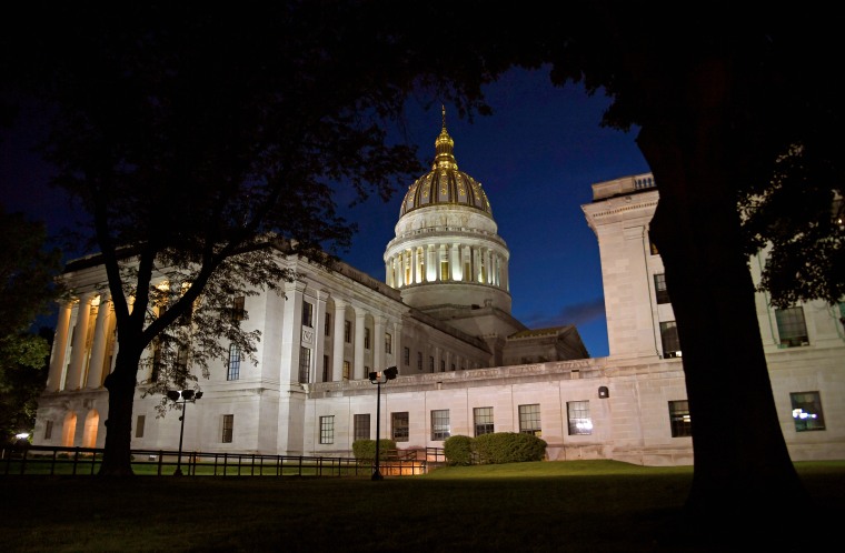 Image: The State Capitol in Charleston, West Virginia.