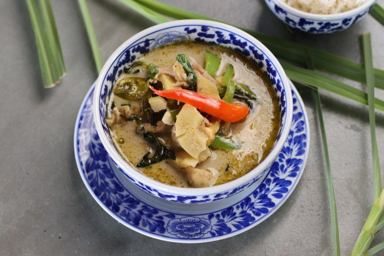 Image: Thai green curry from Chao Krung