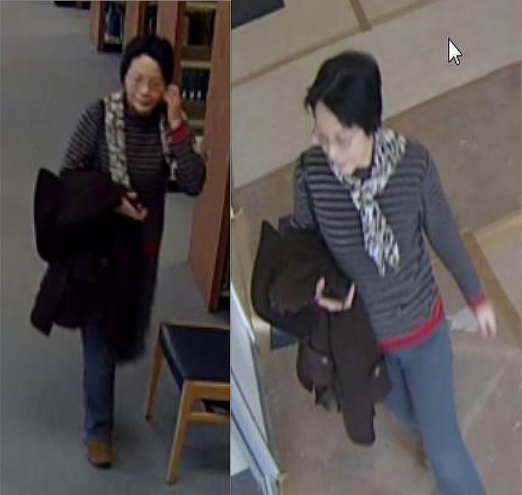 The Towson University Police Department is asking for the community's help in identifying this person. This person may frequent Cook Library and Center for the Arts.