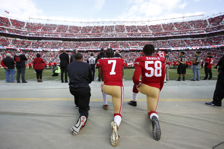 Kaepernick flag clearance