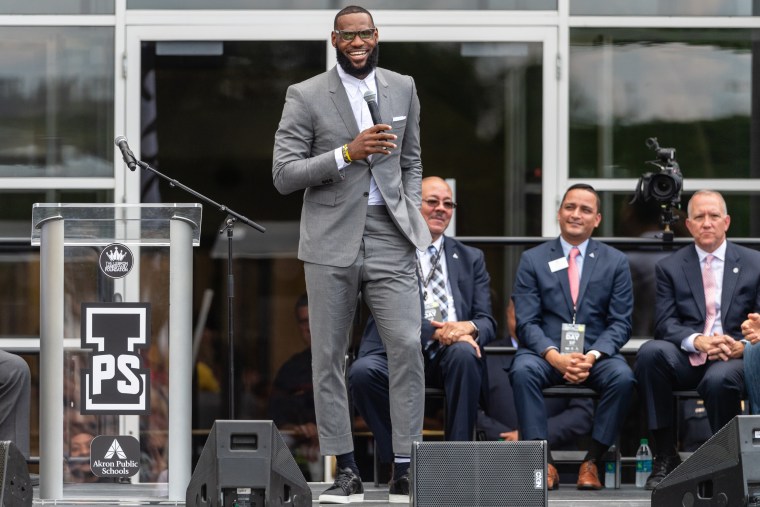 I Promise School Grand Opening Celebration With LeBron James