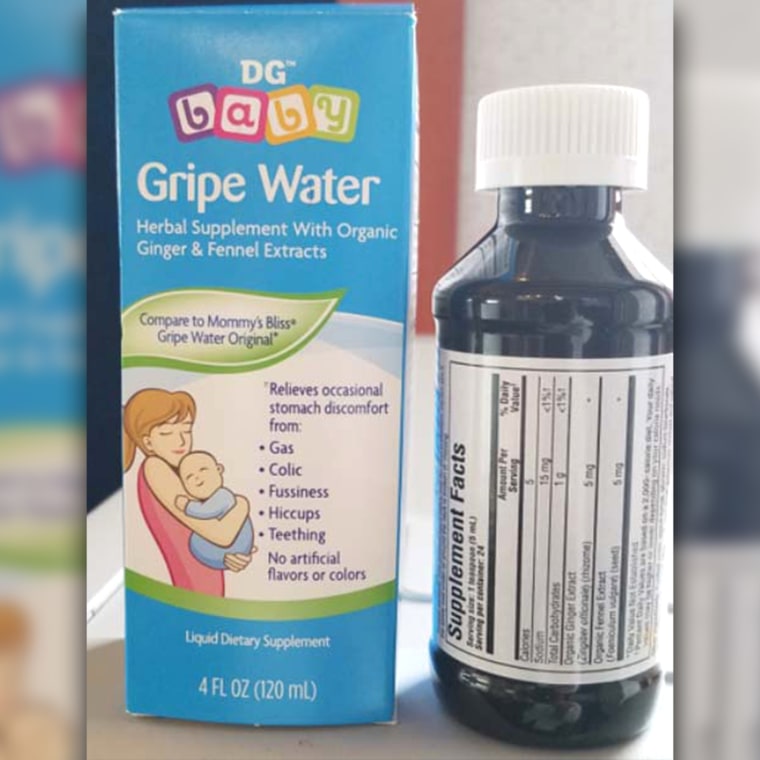 Baby gripe water recalled