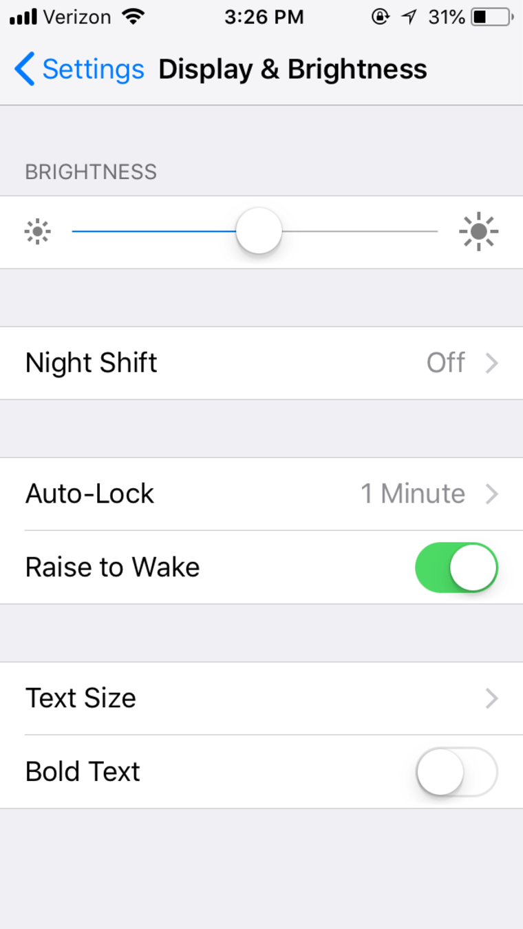 Night Shift Mode Screenshot