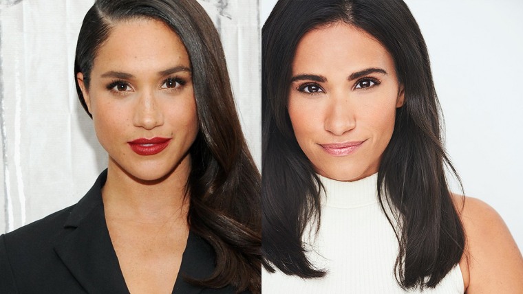 Tiffany Marie Smith (right) will play the former Meghan Markle in the Lifetime sequel.