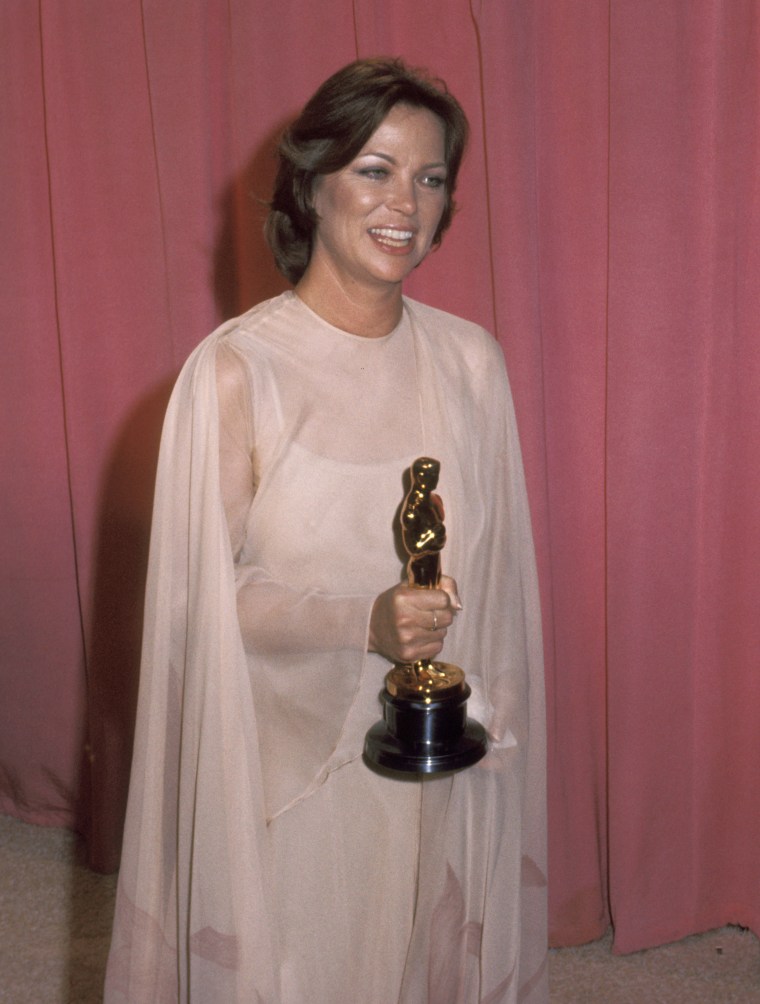 Louise Fletcher at the 1976 Oscars. 