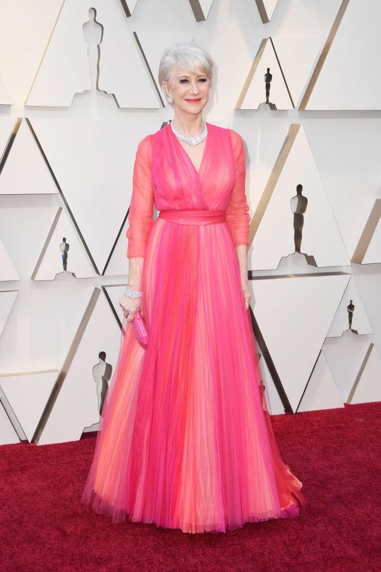 Helen Mirren Oscars red carpet 2019