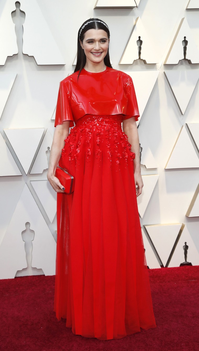 Rachel Weisz Oscars red carpet