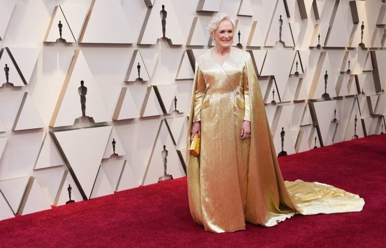 Glenn Close on red carpet of 2019 Oscars