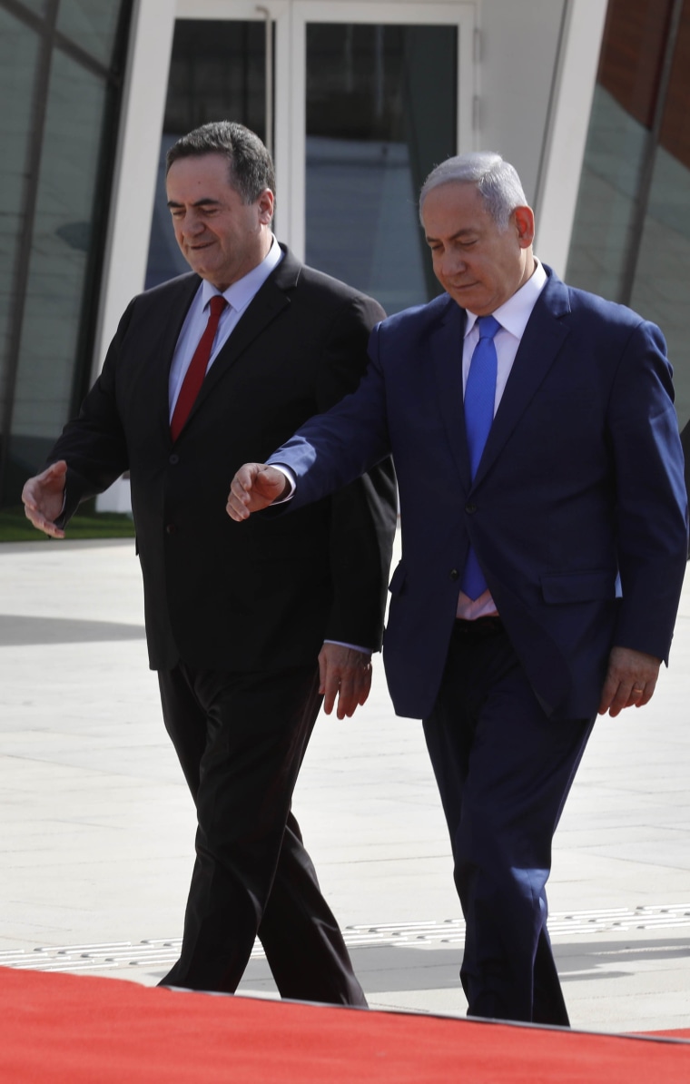 Image: Israel Katz and Benjamin Netanyahu