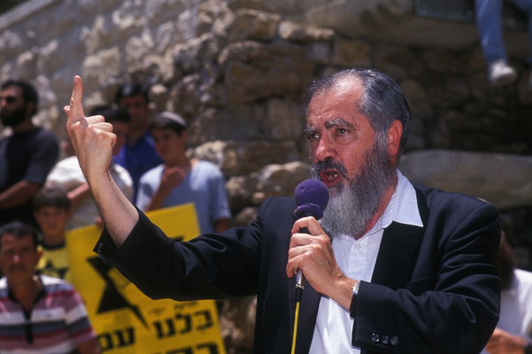 Image: Rabbi Meir Kahane in Jerusalem