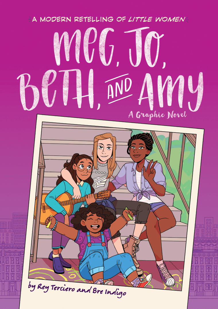 Image: "Meg, Jo, Beth and Amy: A Graphic Novel: A Modern Retelling of Little Women."