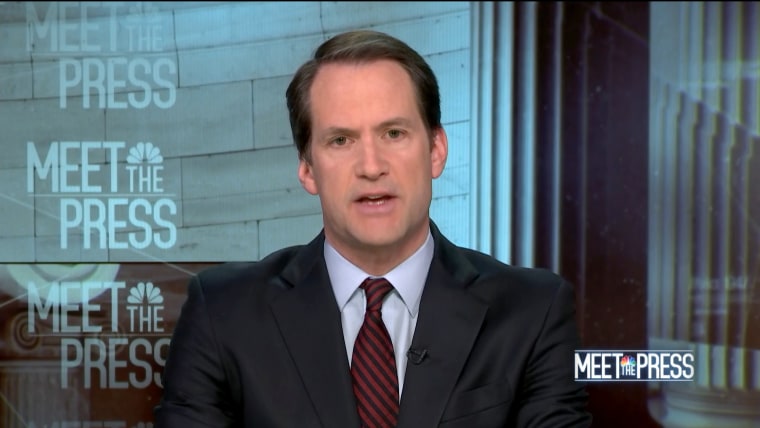 Image: Rep. Jim Himes, D-Conn., appears on \"Meet The Press\" on Feb. 24, 2019.