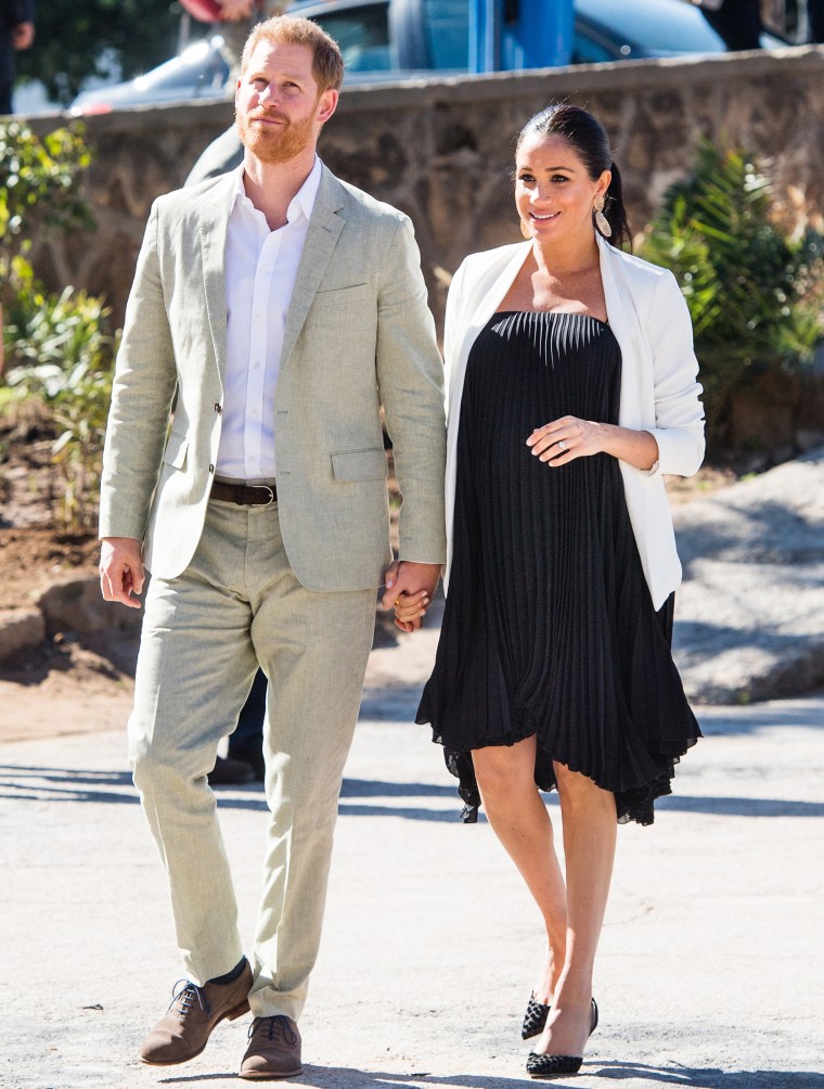 Meghan Markle wears casual top and blazer in Morocco