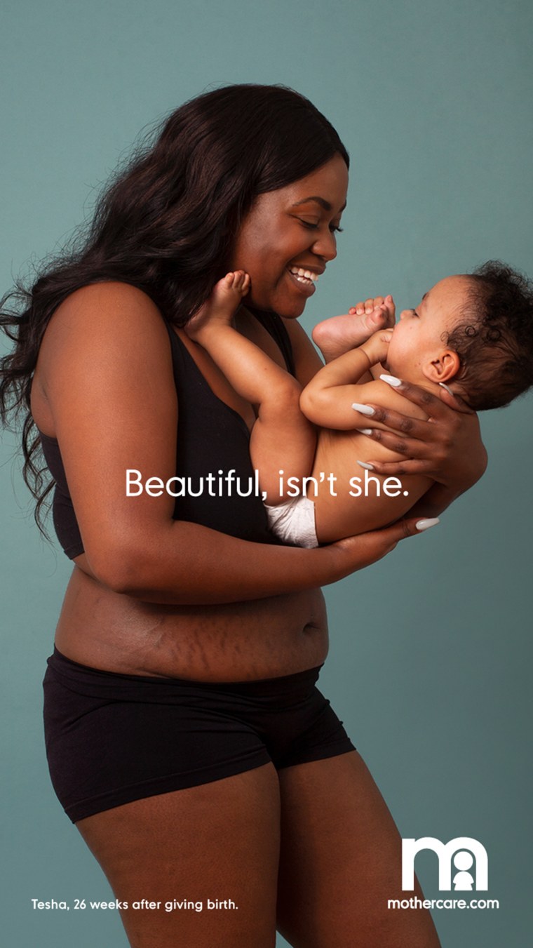 British company mothercare uses real post-baby women in ads