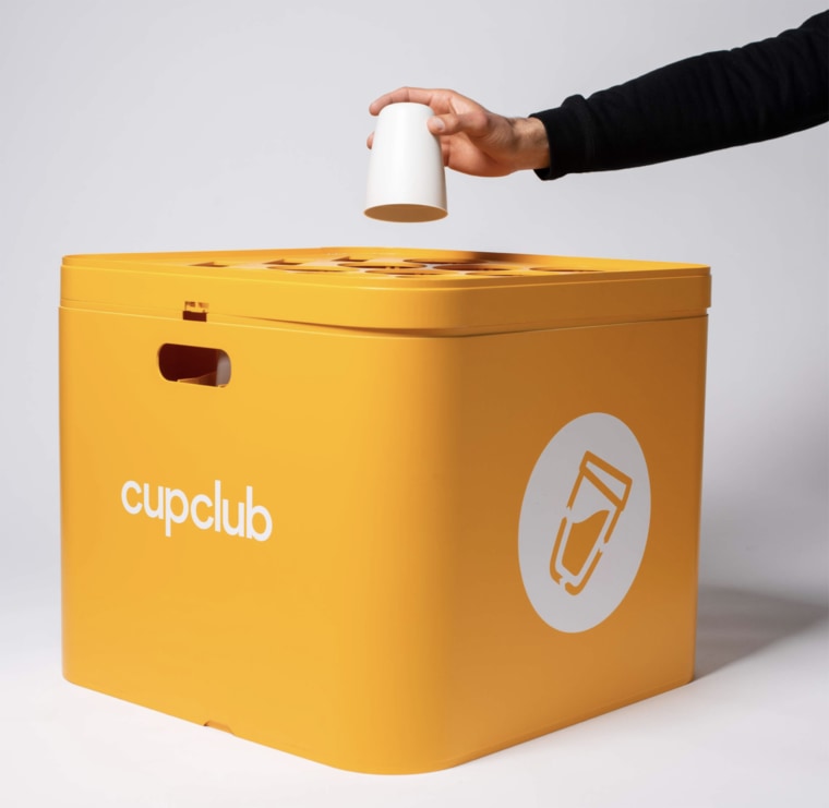 CupClub cups aren’t single-use; they just keep cleaning and cycling through the system. 