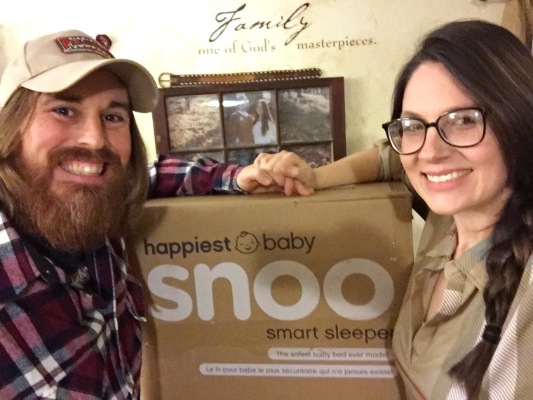 Chip and Joanna Gaines send bassinet to fan