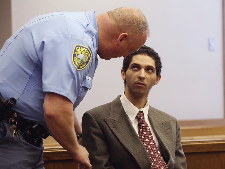 Tyler Barriss appears at a preliminary hearing in Wichita, Kansas, on May 22, 2018.