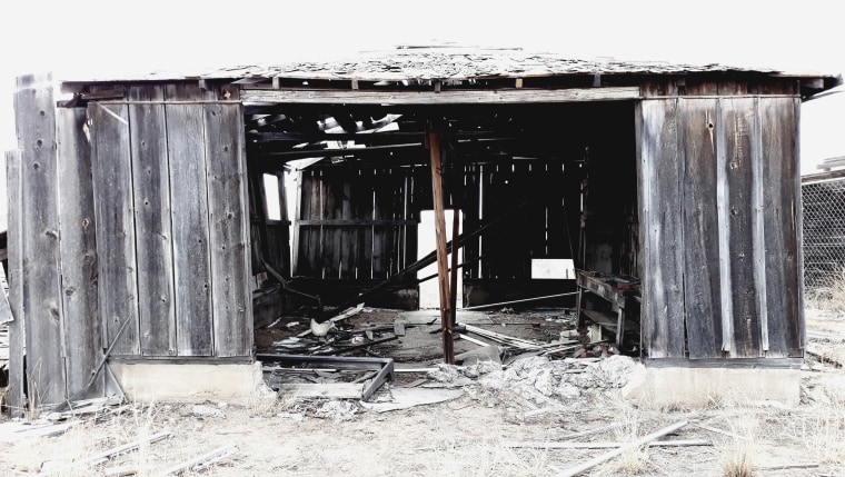 Image: A former blacksmiths shop in Dearfield, Colorado.