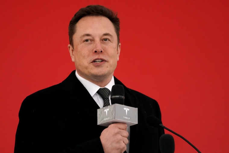 Image: Tesla CEO Elon Musk attends the Tesla Shanghai Gigafactory groundbreaking ceremony in Shanghai
