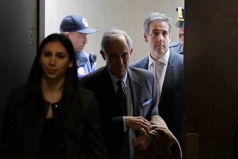 Image: Former Trump Lawyer Michael Cohen Appears Before Closed Senate Intelligence Committee