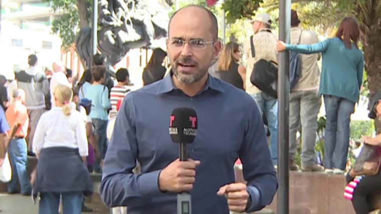 Image: Telemundo journalist Daniel Garrido