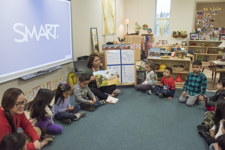 Students at Pre-K 4 SA's North Education Center