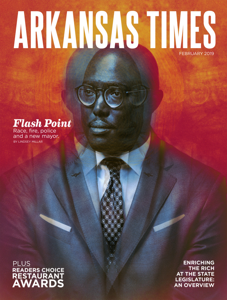 The most recent issue of the Arkansas Times, the publication at the center of the ACLU's lawsuit.