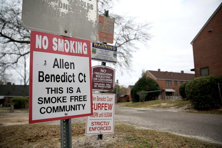 Allen Benedict Court public housing complex in Columbia, South Carolina.