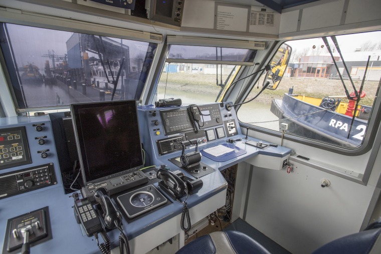 Image: The command center of the Floating Lab Rotterdam