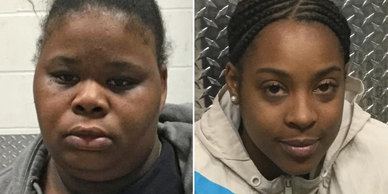 Daycare workers Wilma Brown, left, and Ariana Silver are both facing abuse charges.