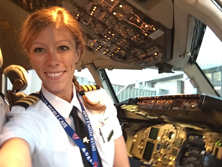 Lisa Wright, a Delta Airlines pilot who went through the egg retrieval process.