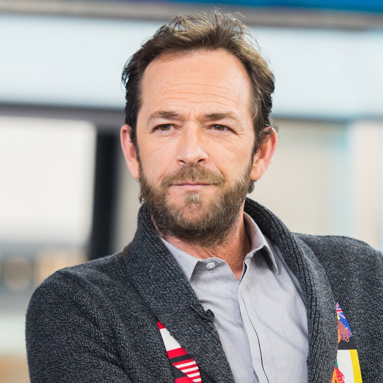 Image: Luke Perry on the Today Show, January 27, 2017.