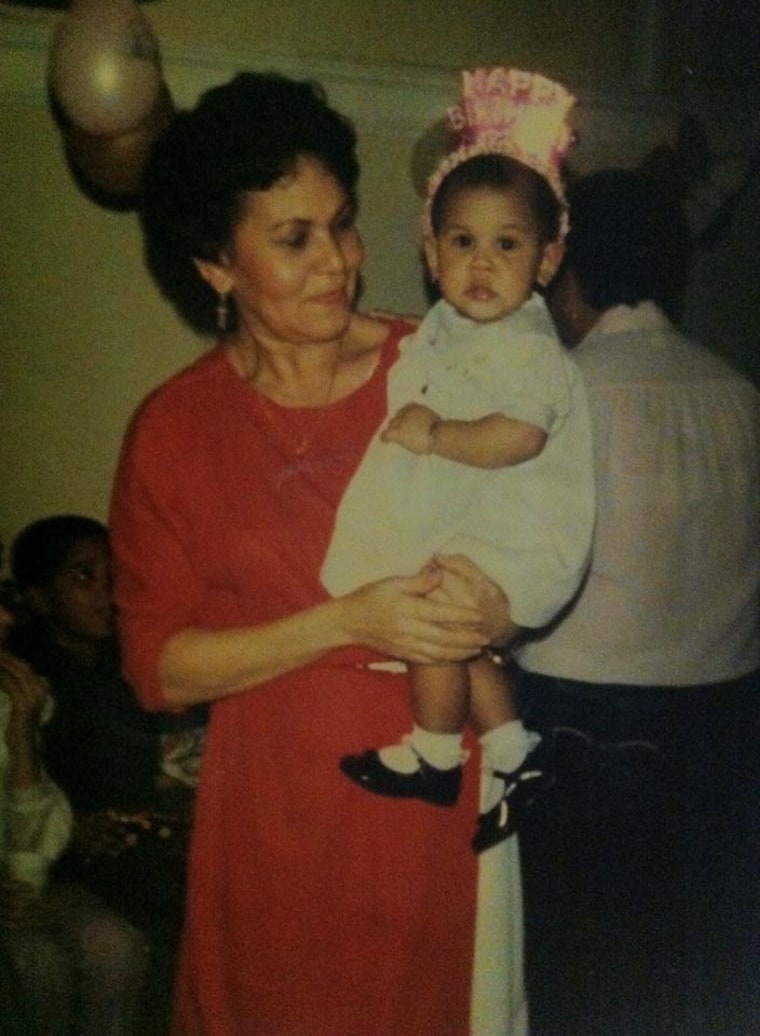 Sonia Diaz, with her granddaughter, Ory Diaz.