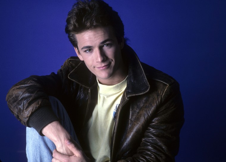 Image: Luke Perry in 1987.