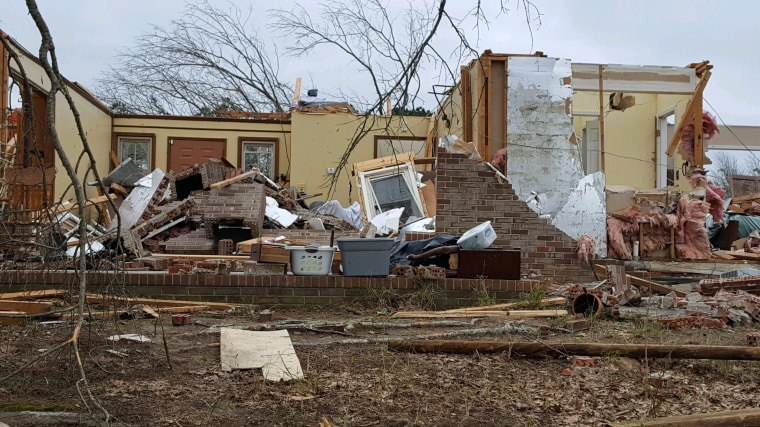 Image: Storm Aftermath, Home destroyed