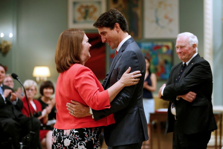 Image: Jane Philpott and Canadian Prime Minister Justin Trudeau