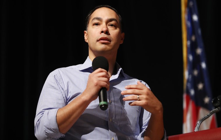 Image: Presidential Candidate Julian Castro Campaigns In Los Angeles