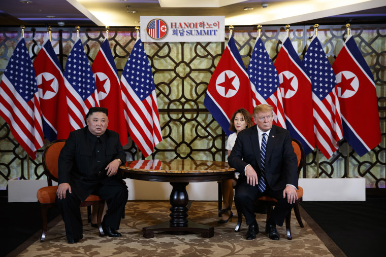 Image: President Donald Trump meets North Korean leader Kim Jong Un