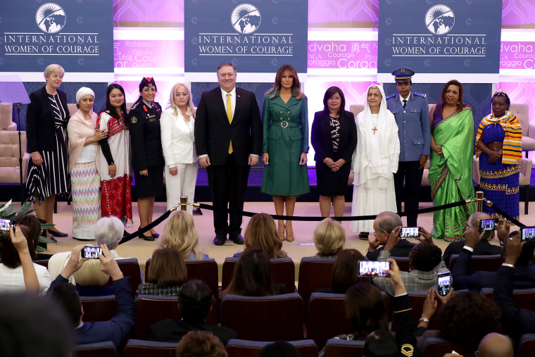 Image: BESTPIX - Secretary Of State Pompeo And First Lady Melania Trump Attend International Women Of Courage Awards