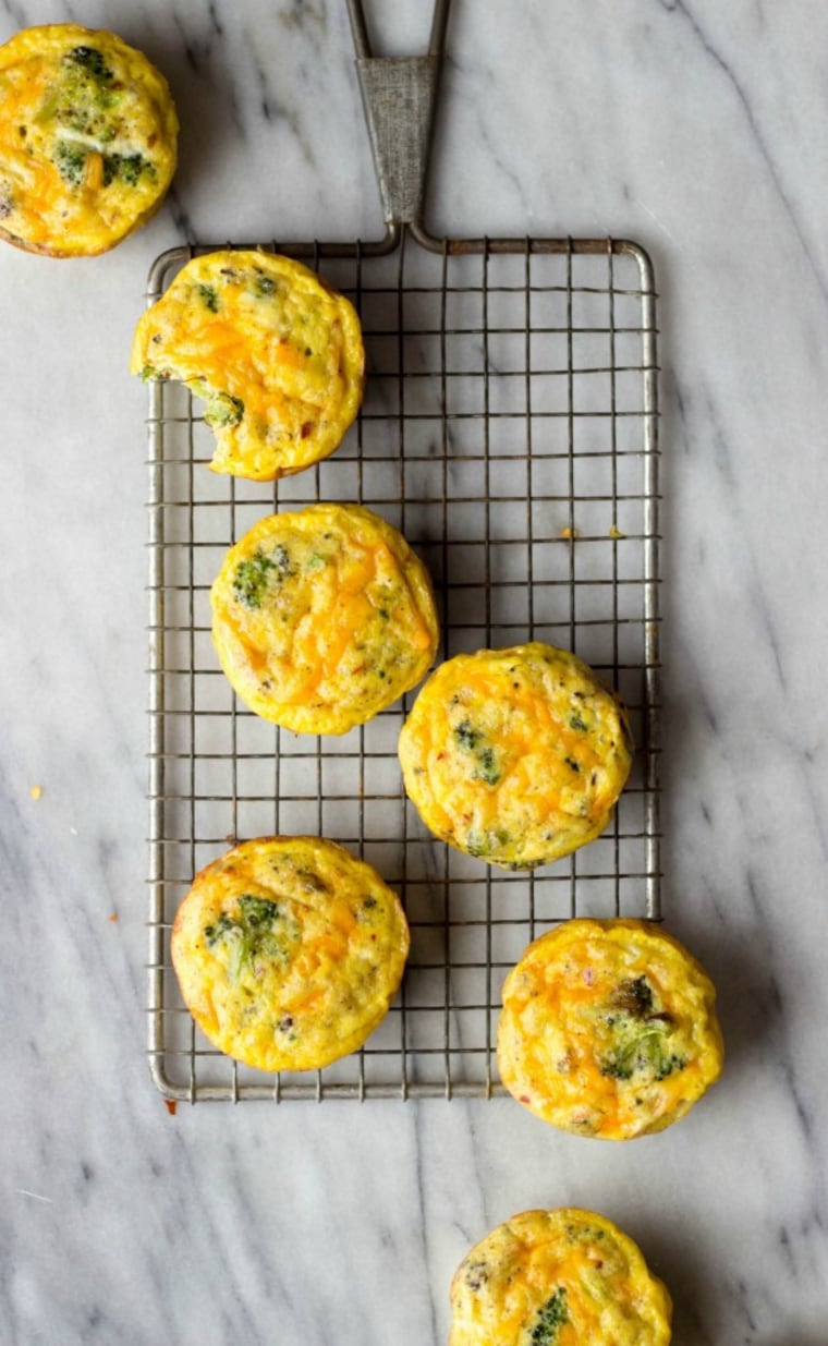 Broccoli Cheese Egg Muffins