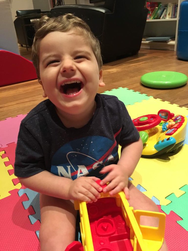 Henry, who is three and a half years old, was diagnosed with a rare genetic disorder in 2017.