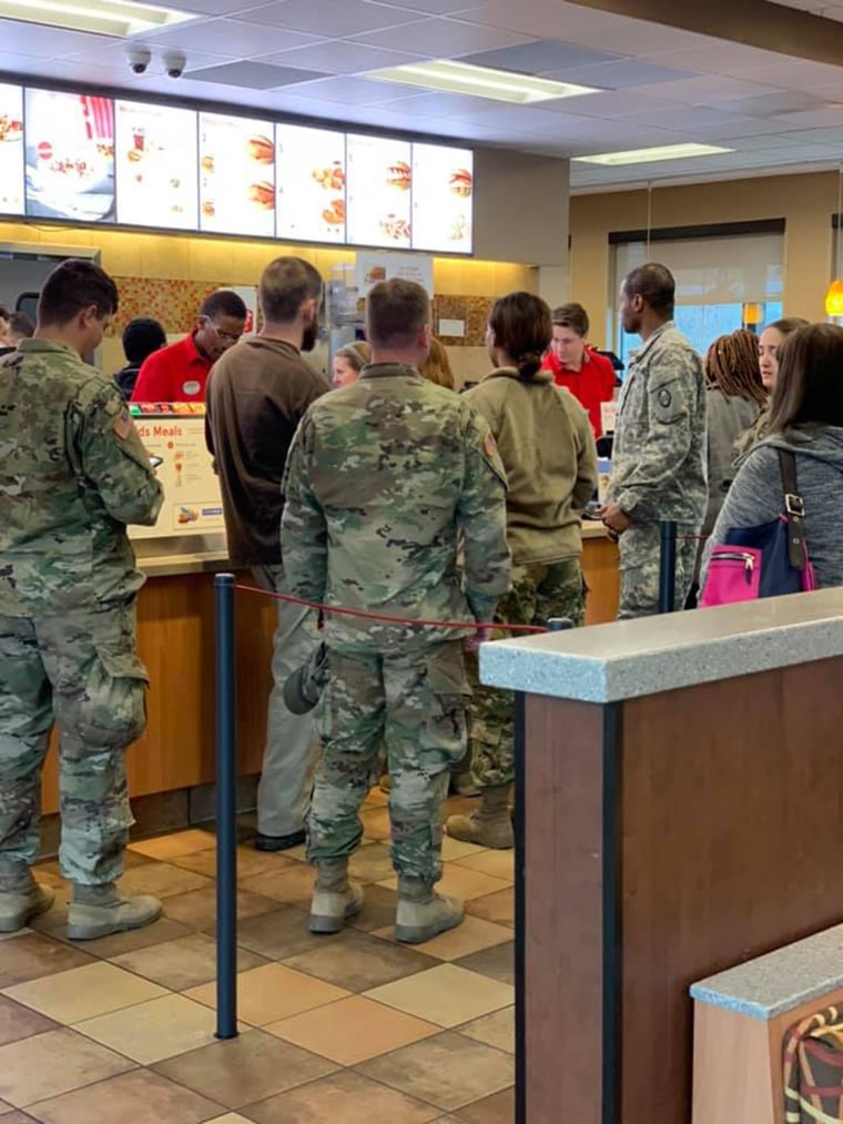 Jonathan and Stephen Full were at Chick-fil-A when Jonathan bought lunch for a large group of military. He did so to honor his late brother Joshua and with some hope to spread awareness about PTSD.