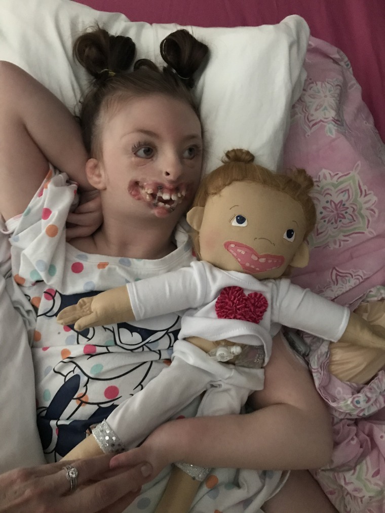 When Natalie Weaver received a doll that looked like her daughter, she felt moved and grateful that she'd have something that looked like Sophia after she passed away. 