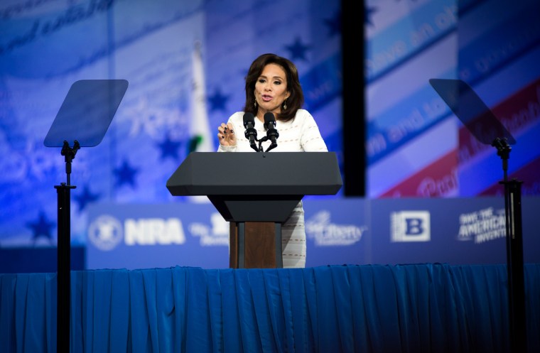 Image: Jeanine Pirro speaks during the Conservative Political Action Conference in Maryland on Feb. 23, 2017.