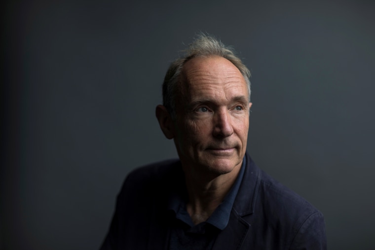 Image: Tim Berners-Lee, founder of the World Wide Web, in London on Oct. 27, 2018.